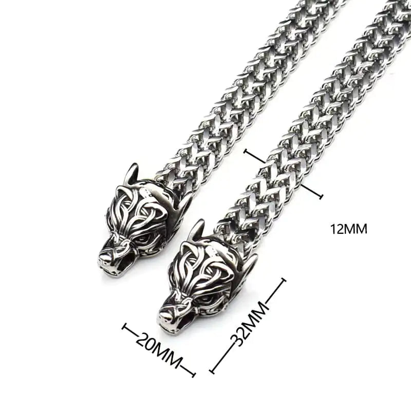 Wolfskopf-Armband