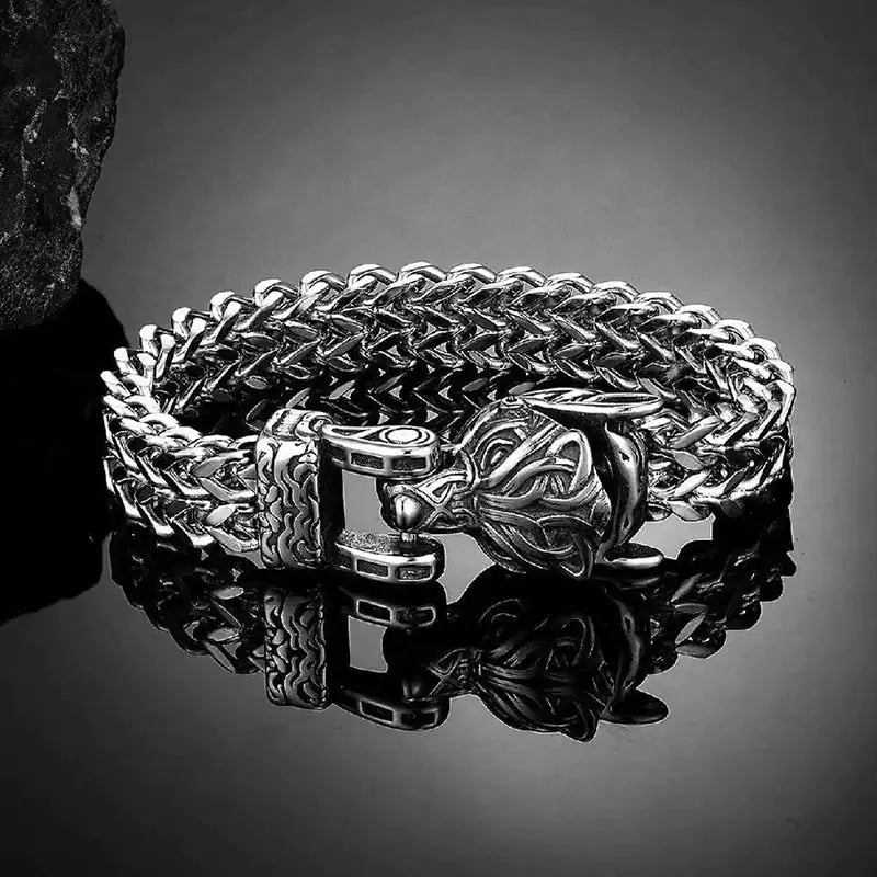 Wolfskopf-Armband