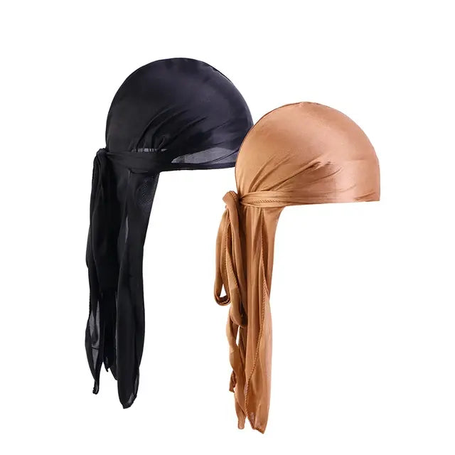 Atmungsaktiver Unisex-Turban aus Satin