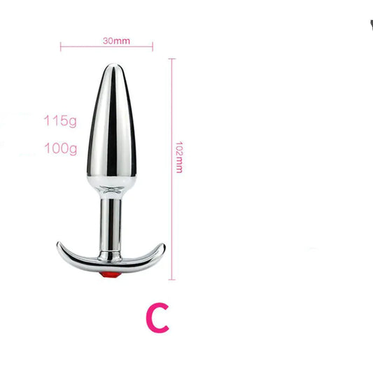 Metal Anal Toy Set for Adult Pleasure and Exploration