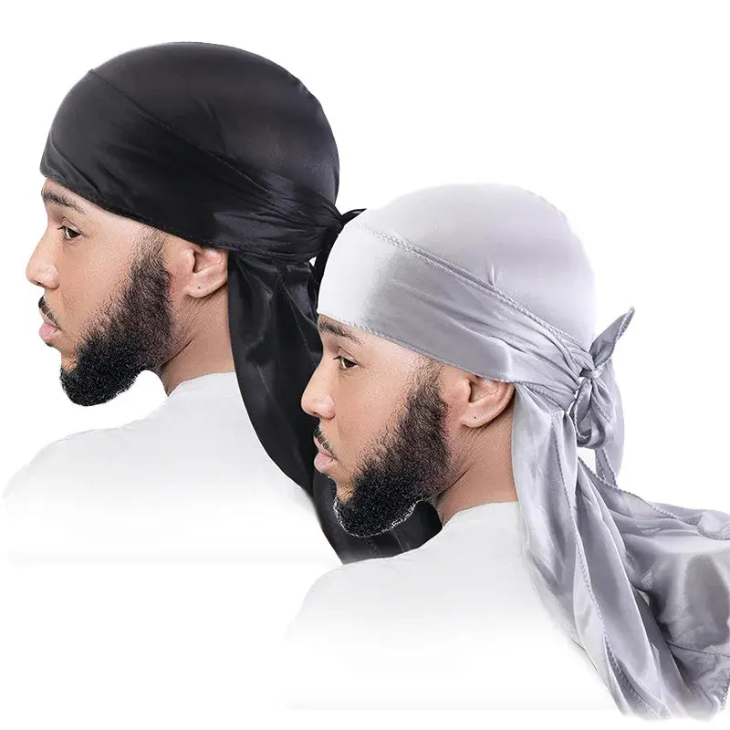 Atmungsaktiver Unisex-Turban aus Satin
