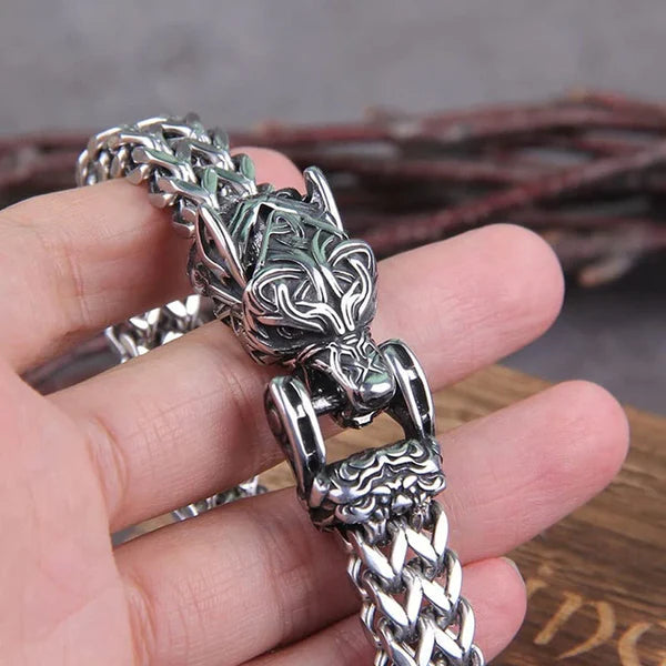 Wolfskopf-Armband