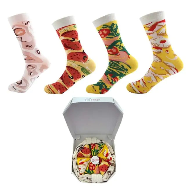 Personalisierte Pizza Sushi Damen Socken
