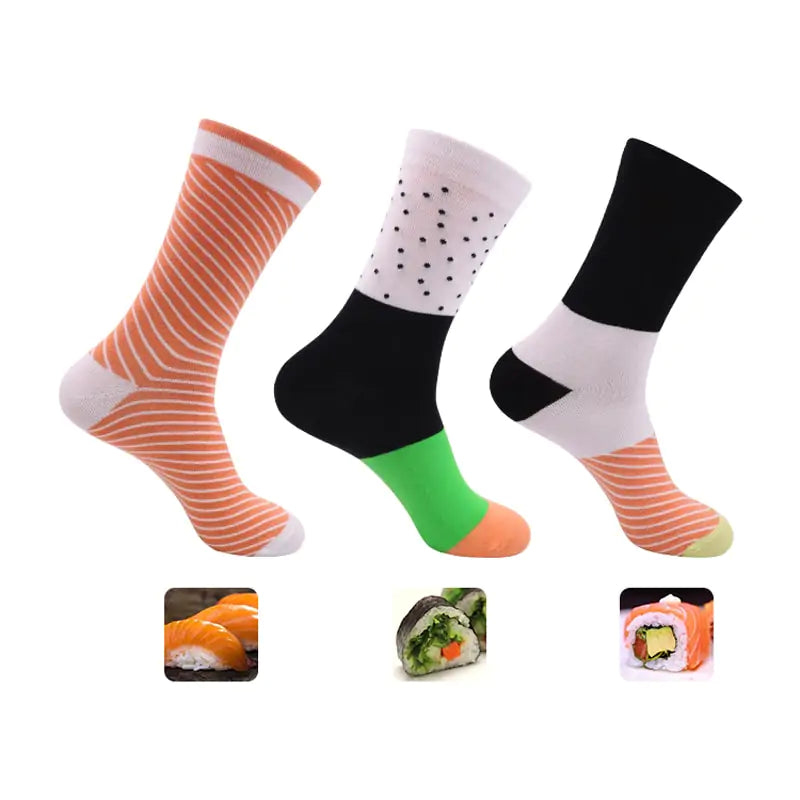 Personalisierte Pizza Sushi Damen Socken