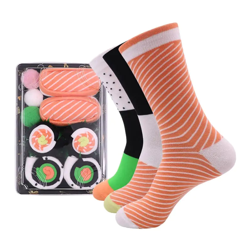 Personalisierte Pizza Sushi Damen Socken