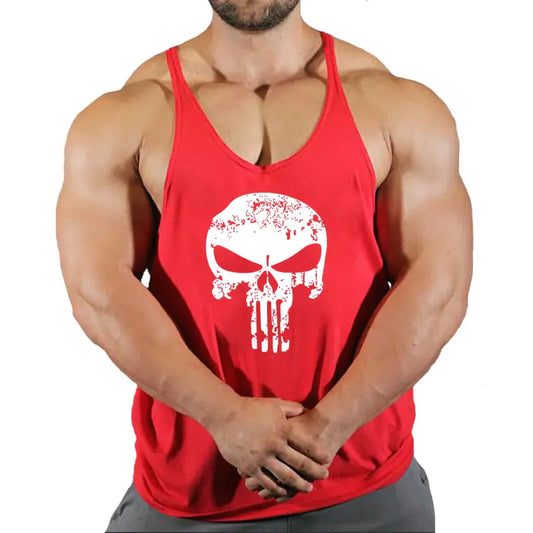 Bodybuilding Hosenträger Shirt für Männer
