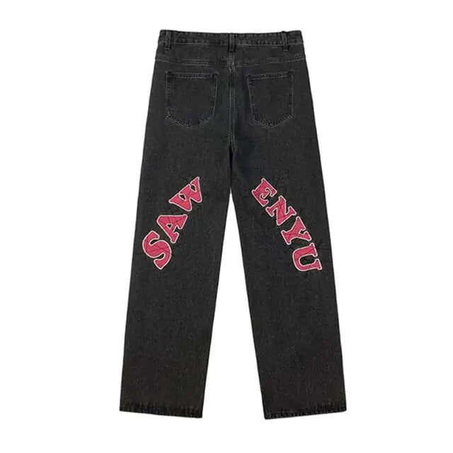 Männer Gerade Lose Weite Bein Hose