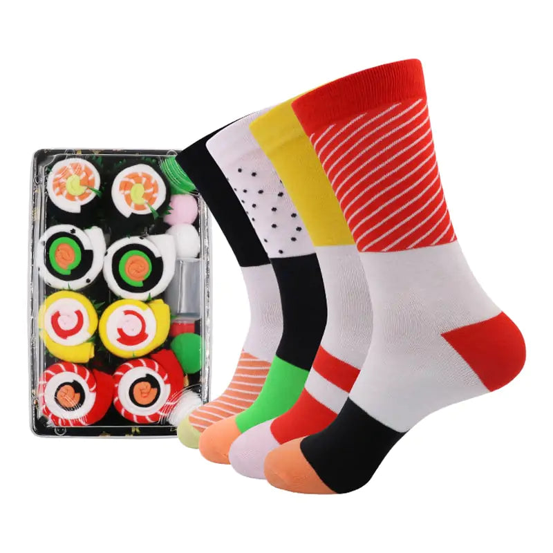 Personalisierte Pizza Sushi Damen Socken