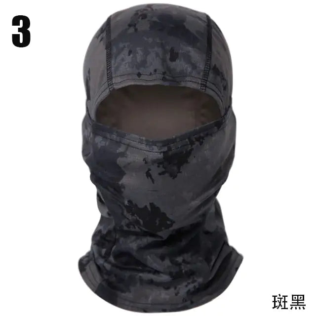 Taktische Sturmhaube mit Camouflage-Muster, Vollgesichtsmaske