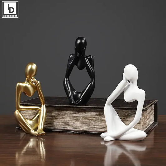 The Thinker Abstract Figurine