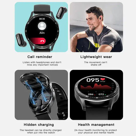 Smart Watch mit Kopfhörern