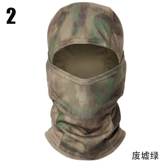 Taktische Sturmhaube mit Camouflage-Muster, Vollgesichtsmaske