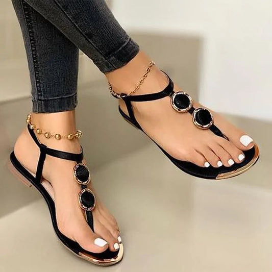 Präzise: Gladiator-Sandalen mit Schnalle für Damen