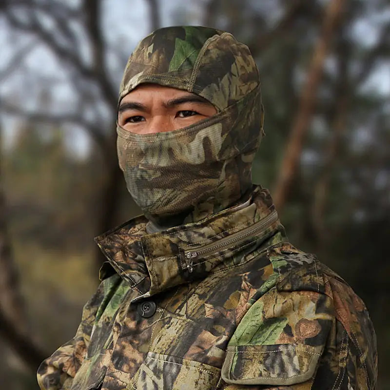 Taktische Sturmhaube mit Camouflage-Muster, Vollgesichtsmaske